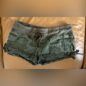 Olive green shorts